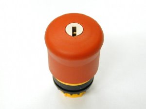 Tête de bouton arrêt d'urgence à clé diamètre 38 mm RMQ-Titan Eaton