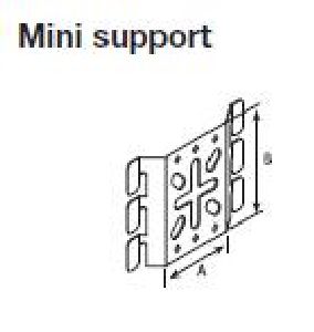 Mini Support GS pour luminaires, boîtes ou appareils sur Rejiband par 10 pièces
