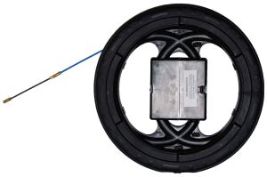 Tire fils : aiguille sonde fibre de verre 50 mètres diamètre 3 mm dans un carter