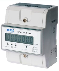 Compteur Electrique Triphasé Modulaire sur TC / 5A, Affichage LCD, MCI