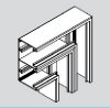 Angle plat pour Plinthe Electrique Appareillable PVC 65 x 130 mm